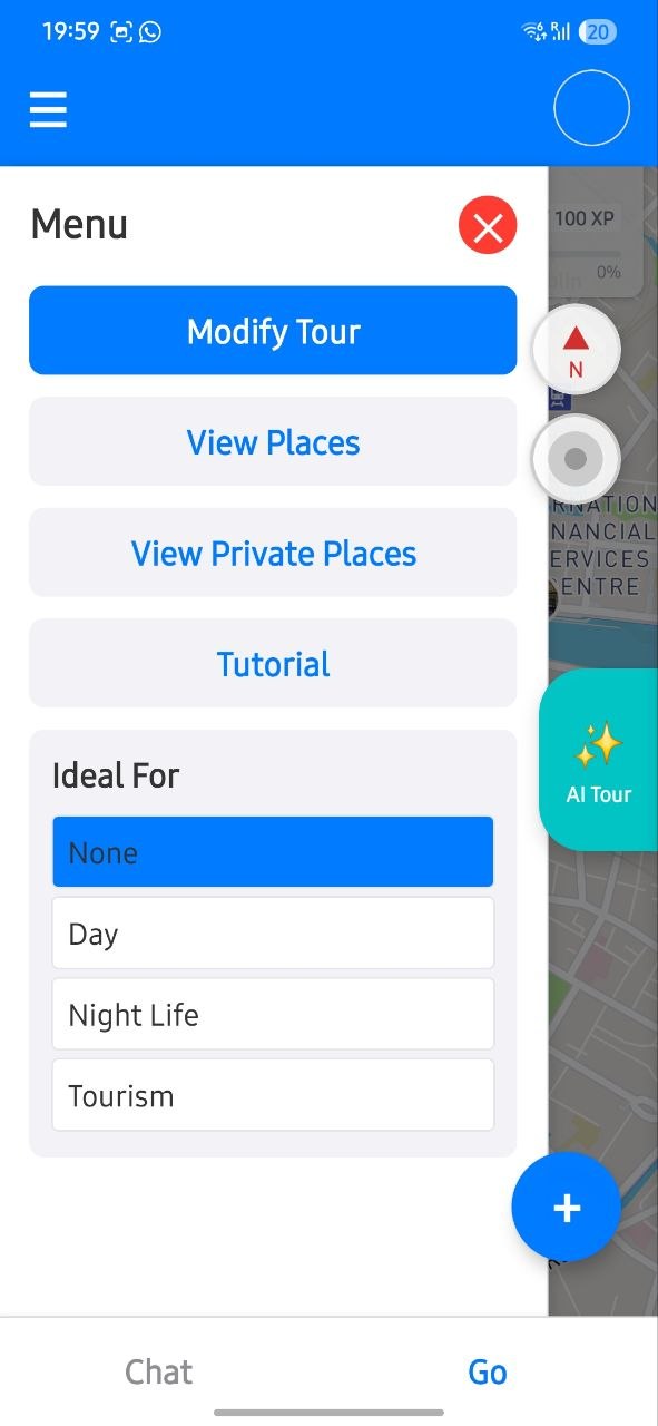 Hamburger menu overview